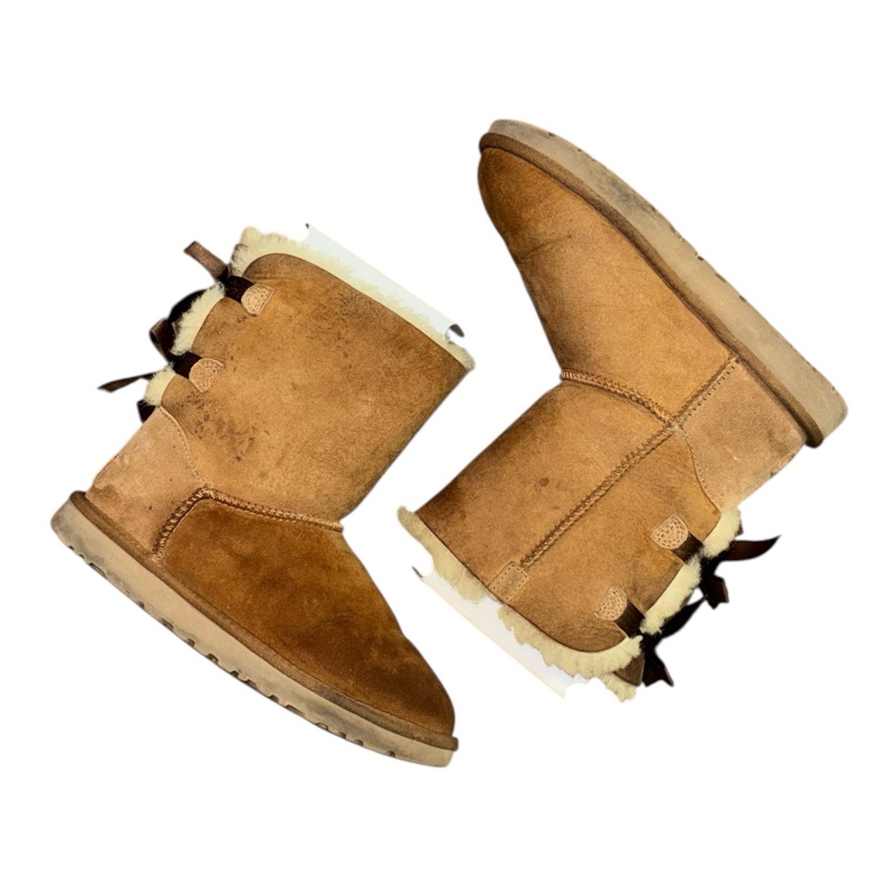 🤎Authentic Bailey Bow Uggs II “Chestnut” Women’s Size 8🤎 - Picture 4 of 13